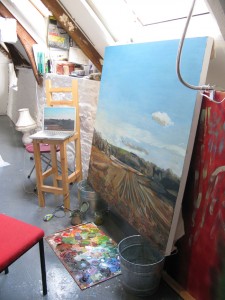 Process of Harvest Painting